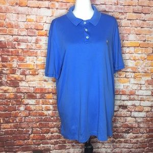 Polo Ralph Lauren Blue Classic Fit Shirt Sleeved Preppy Polo Shirt